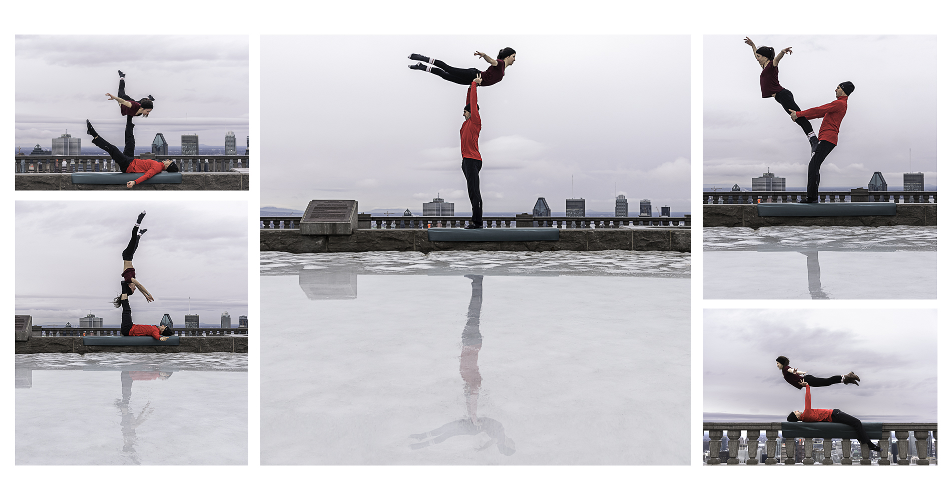 Acro-yoga belvédère du Mont-Royal