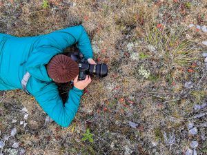Isabelle Michaud photographe à l'île d'Anticosti